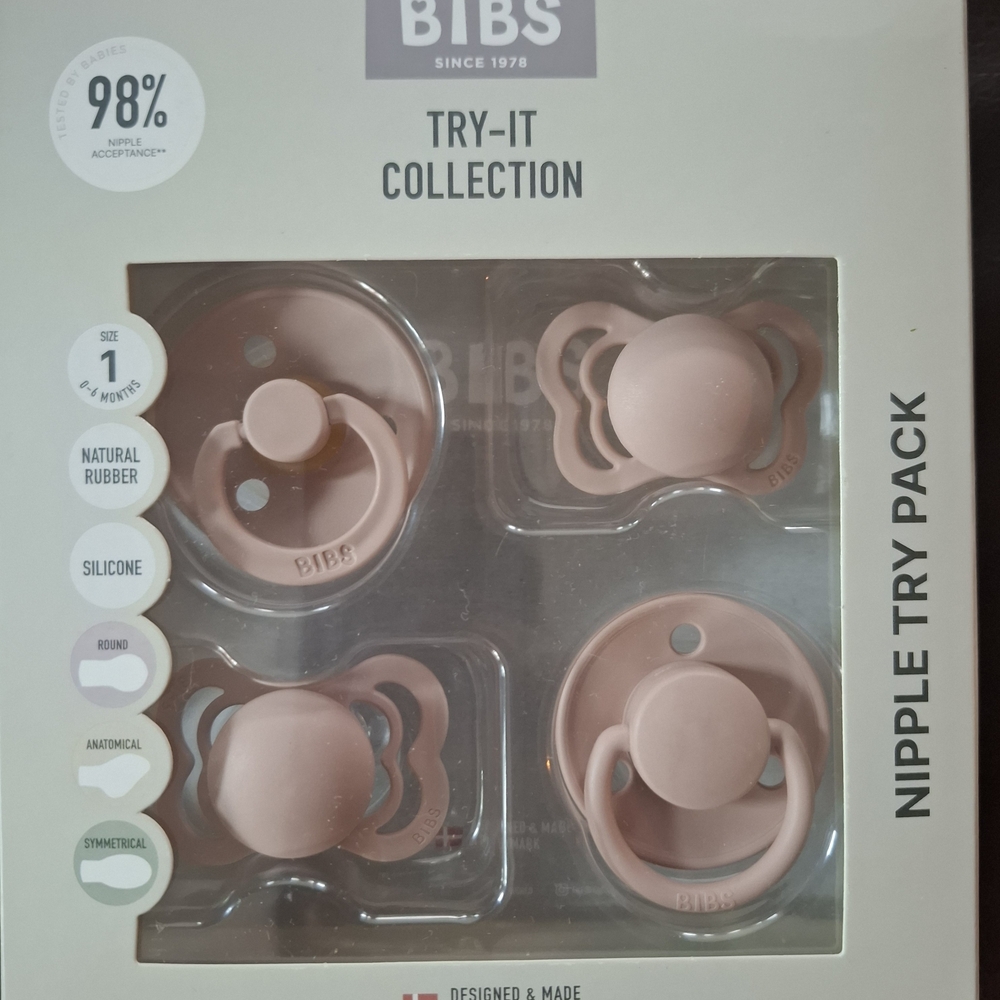 Try-It Collection Nipple Pack - Natural Rubber